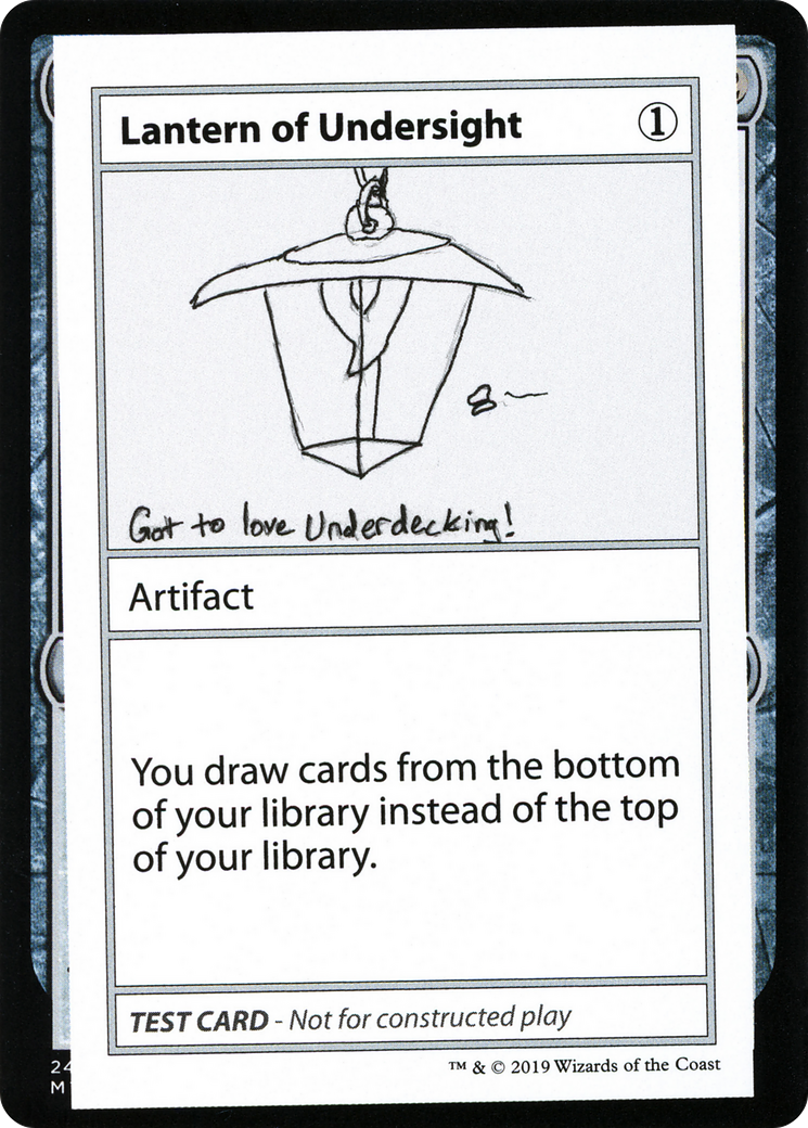 Lantern of Undersight (2021 Edition) [Mystery Booster Playtest Cards]-1