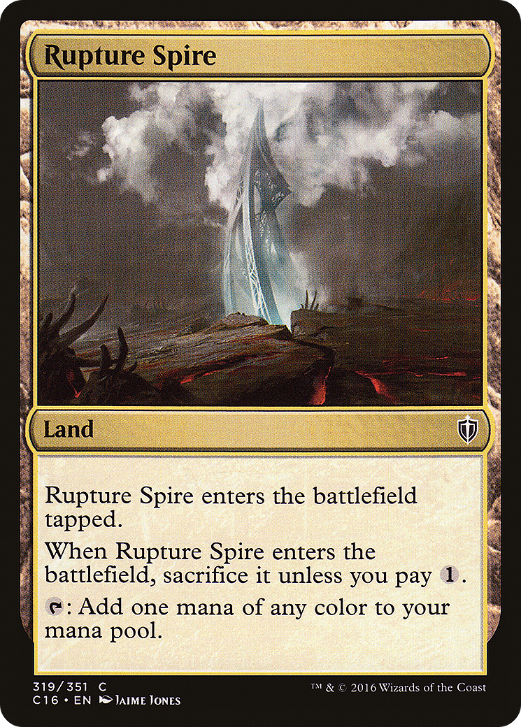 Rupture Spire [Commander 2016]-1