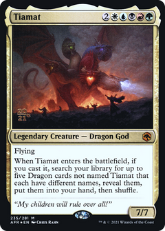 Tiamat [Dungeons & Dragons: Adventures in the Forgotten Realms Prerelease Promos]-1