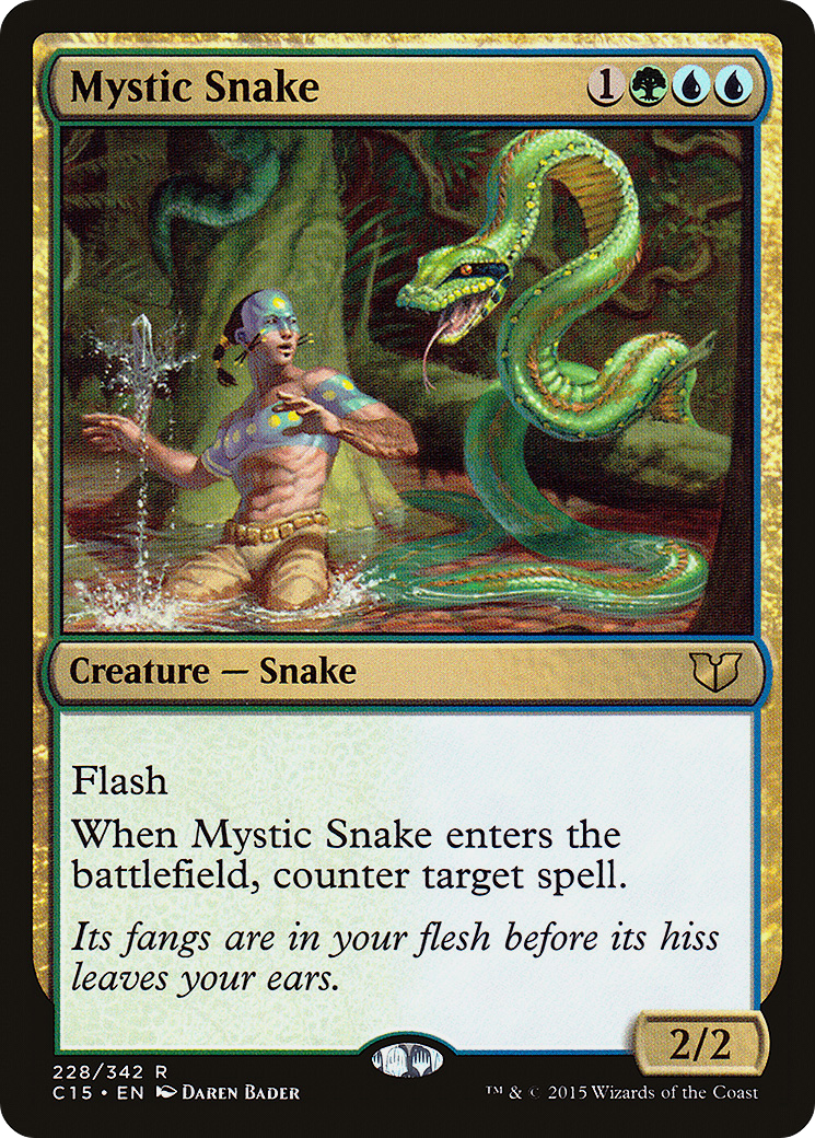 Mystic Snake [Commander 2015]-1