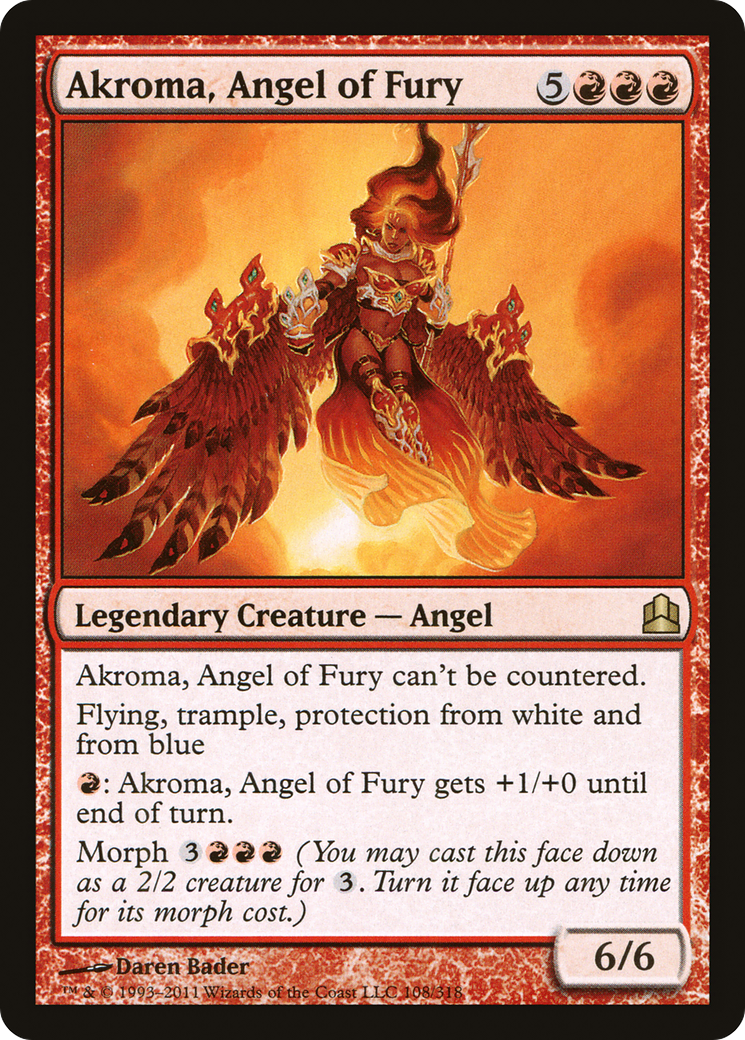 Akroma, Angel of Fury [Commander 2011]-1