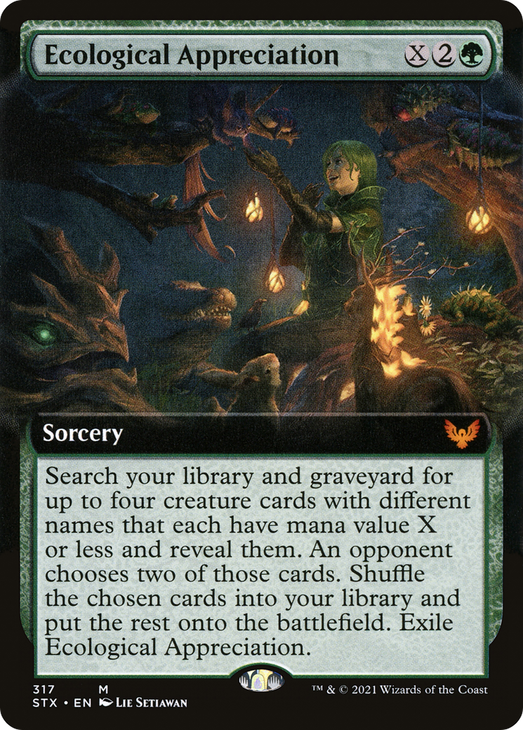 Ecological Appreciation (Extended Art) [Strixhaven: School of Mages]-1