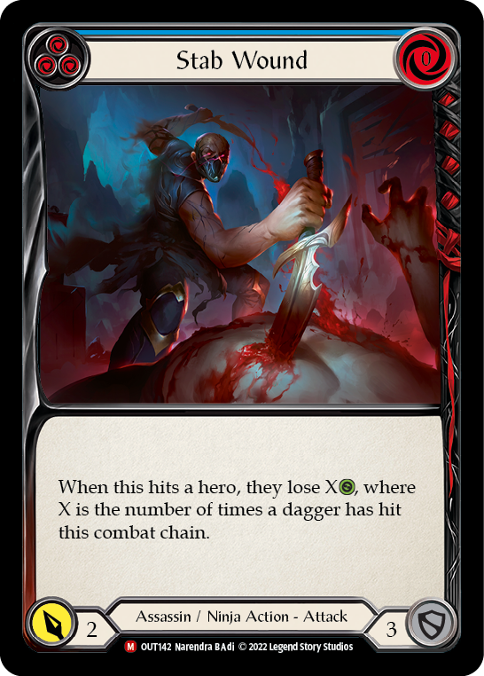 Stab Wound [OUT142] (Outsiders)  Rainbow Foil-1