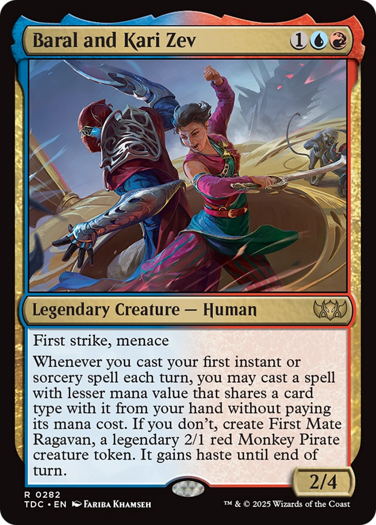 Baral and Kari Zev [Tarkir: Dragonstorm Commander]-1