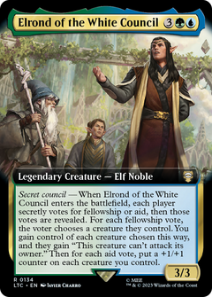 Elrond of the White Council (Extended Art) [The Lord of the Rings: Tales of Middle-Earth Commander]-1