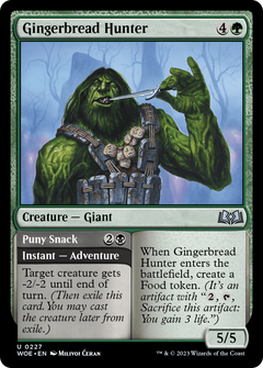 Gingerbread Hunter // Puny Snack [Wilds of Eldraine]-1