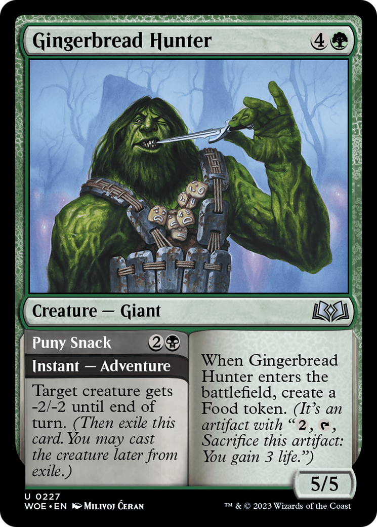 Gingerbread Hunter // Puny Snack [Wilds of Eldraine]-1