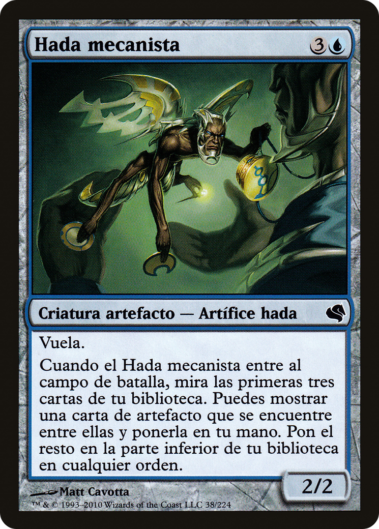 Faerie Mechanist (Spanish) - "Hada mecanista" (PS11-038) - Salvat 2011-1