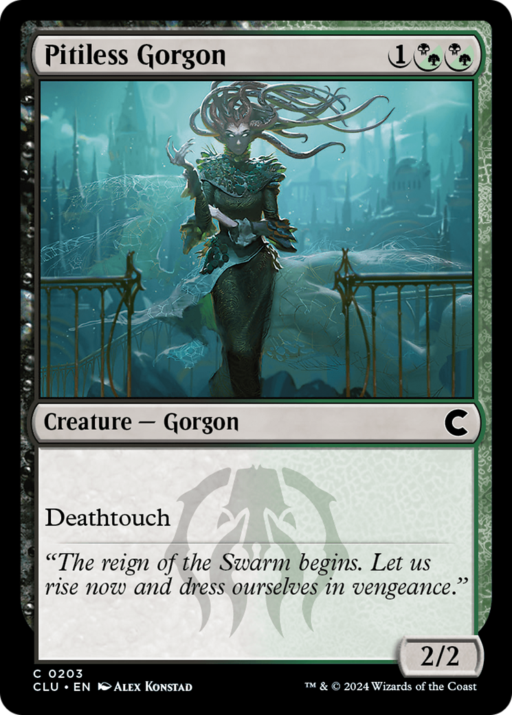 Pitiless Gorgon [Ravnica: Clue Edition]-1