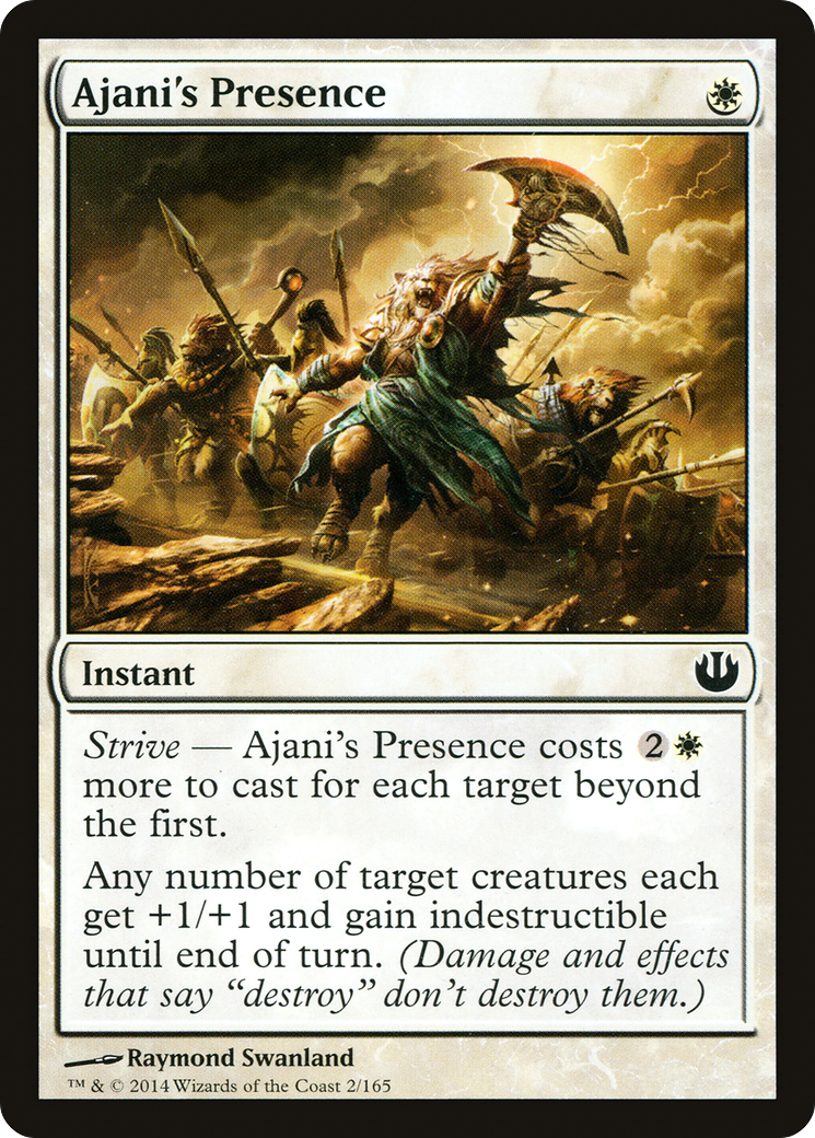 Ajani's Presence [Journey into Nyx]-1