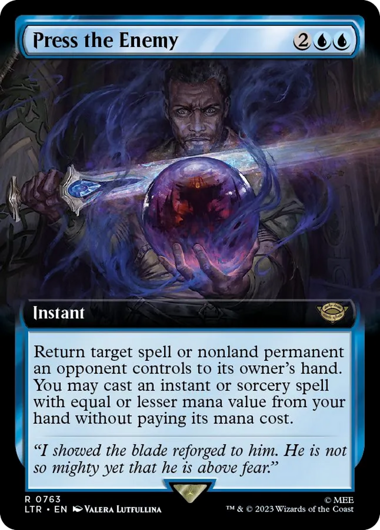 Press the Enemy (Extended Art) (Surge Foil) [The Lord of the Rings: Tales of Middle-Earth]-1