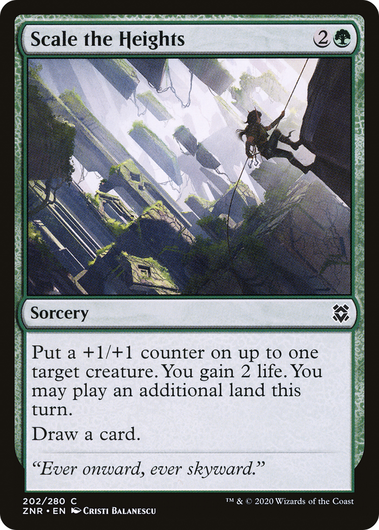 Scale the Heights [Zendikar Rising]-1