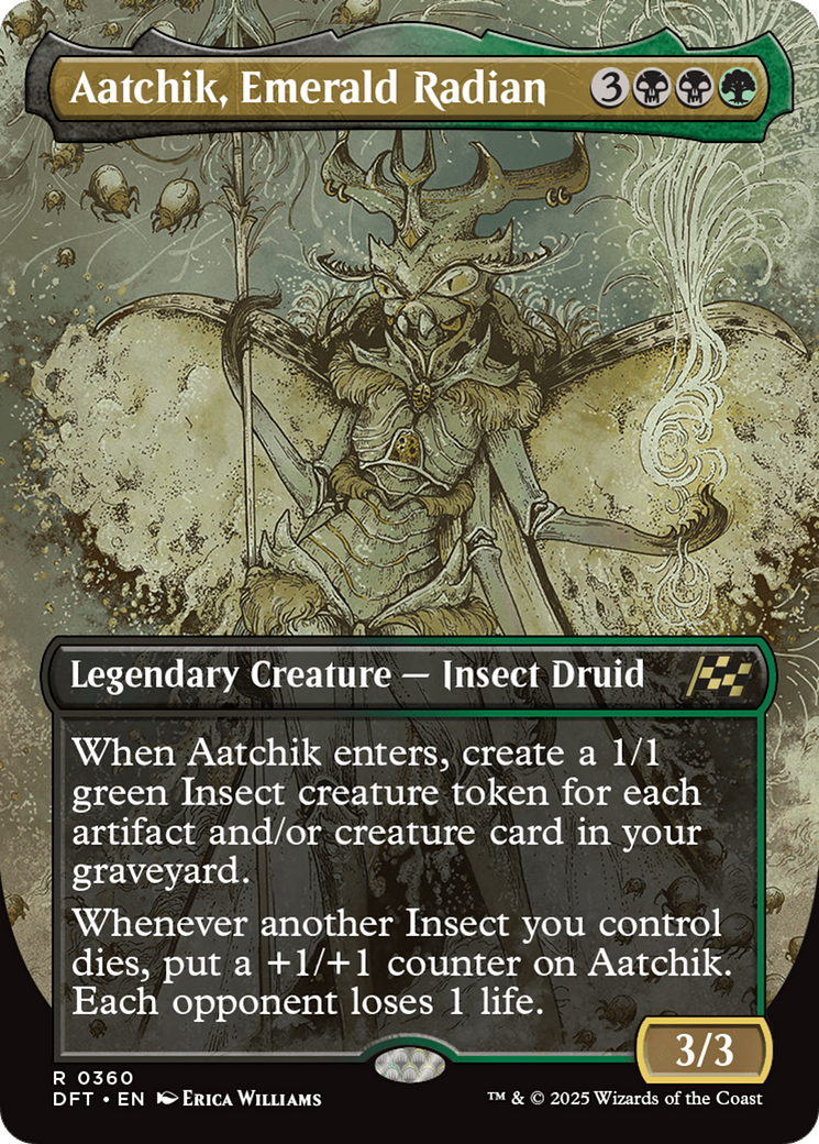 Aatchik, Emerald Radian (Borderless) [Aetherdrift]-1
