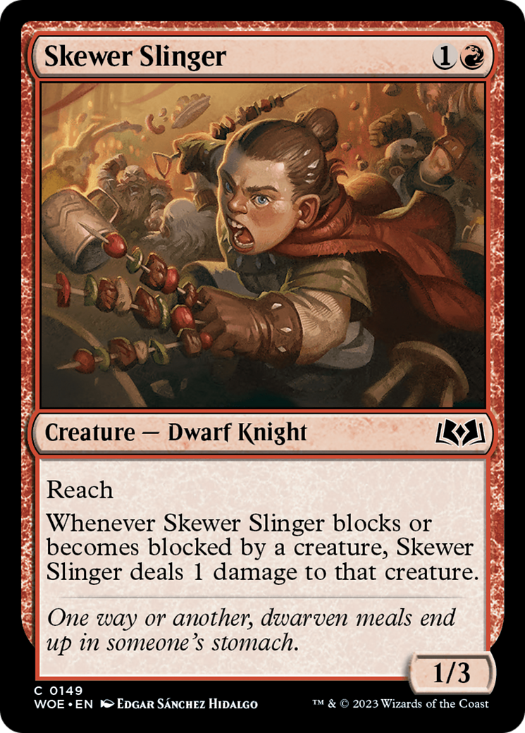 Skewer Slinger [Wilds of Eldraine]-1