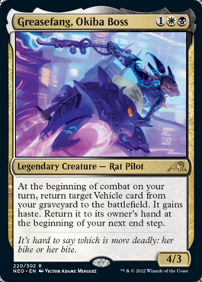 Greasefang, Okiba Boss [Kamigawa: Neon Dynasty]-1