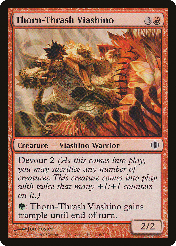 Thorn-Thrash Viashino [Shards of Alara]-1