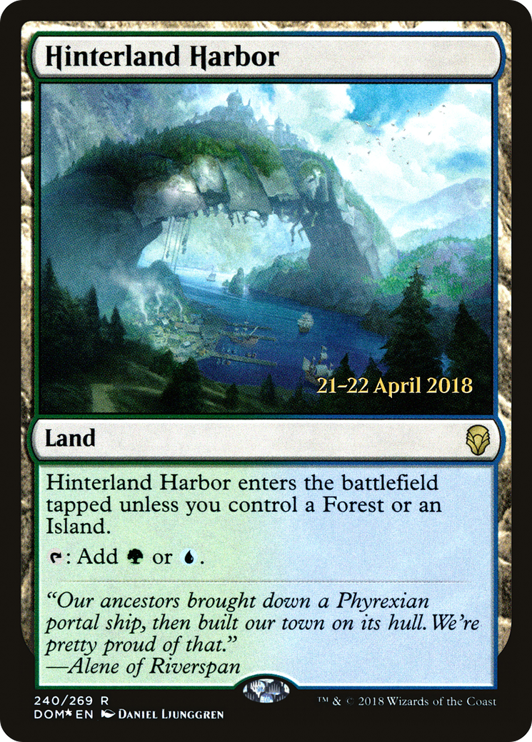 Hinterland Harbor [Dominaria Prerelease Promos]-1