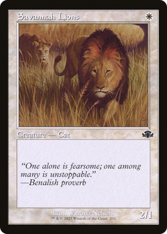Savannah Lions (Retro) [Dominaria Remastered]-1