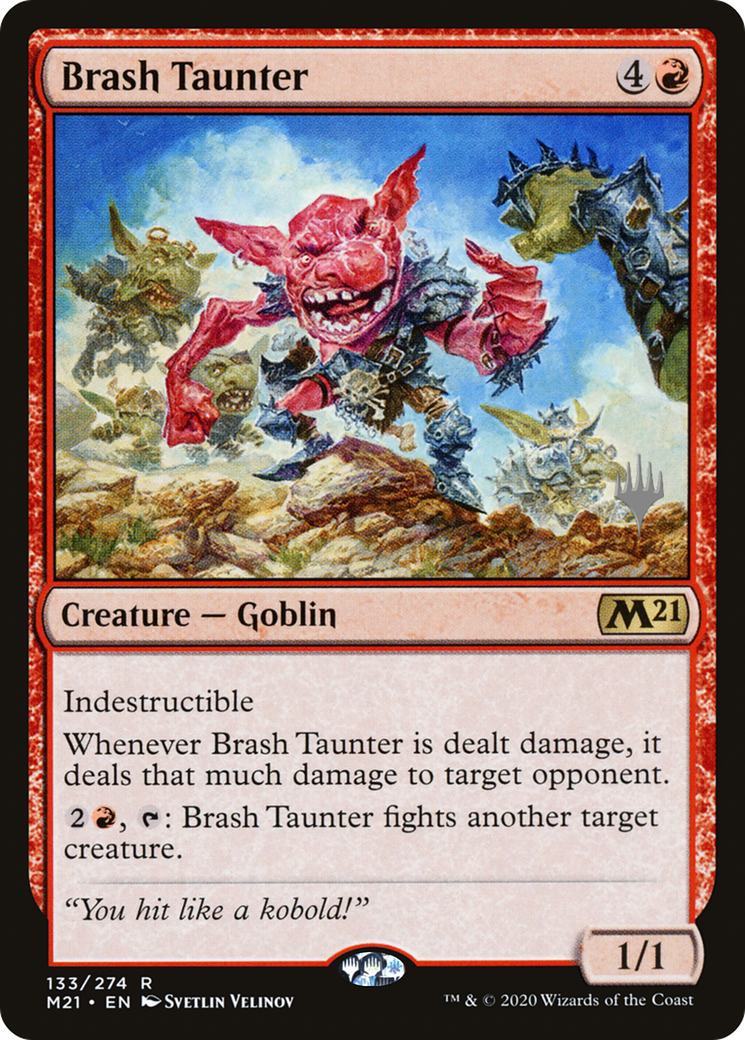 Brash Taunter (Promo Pack) [Core Set 2021 Promos]-1