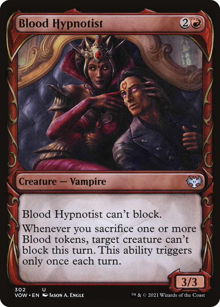 Blood Hypnotist (Showcase Fang Frame) [Innistrad: Crimson Vow]-1