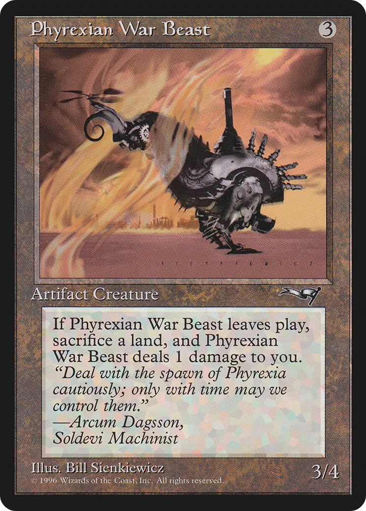 Phyrexian War Beast (ALL-170) - Alliances-1