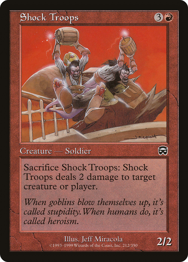 Shock Troops [Mercadian Masques]-1