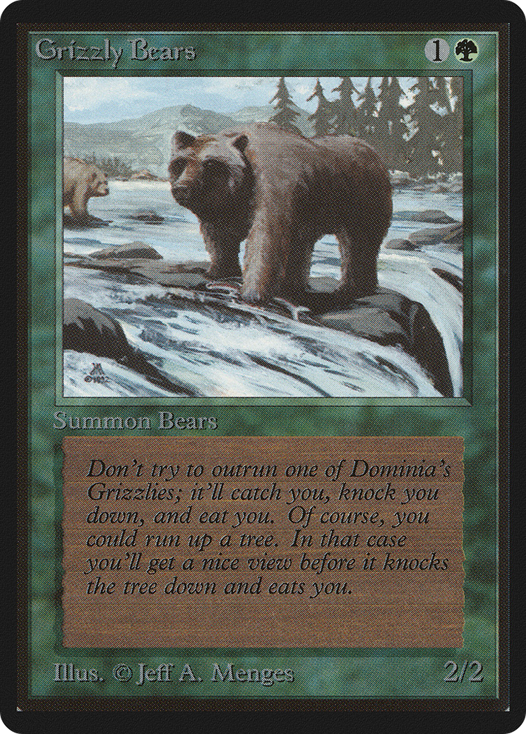 Grizzly Bears (LEB-) - Limited Edition Beta-1