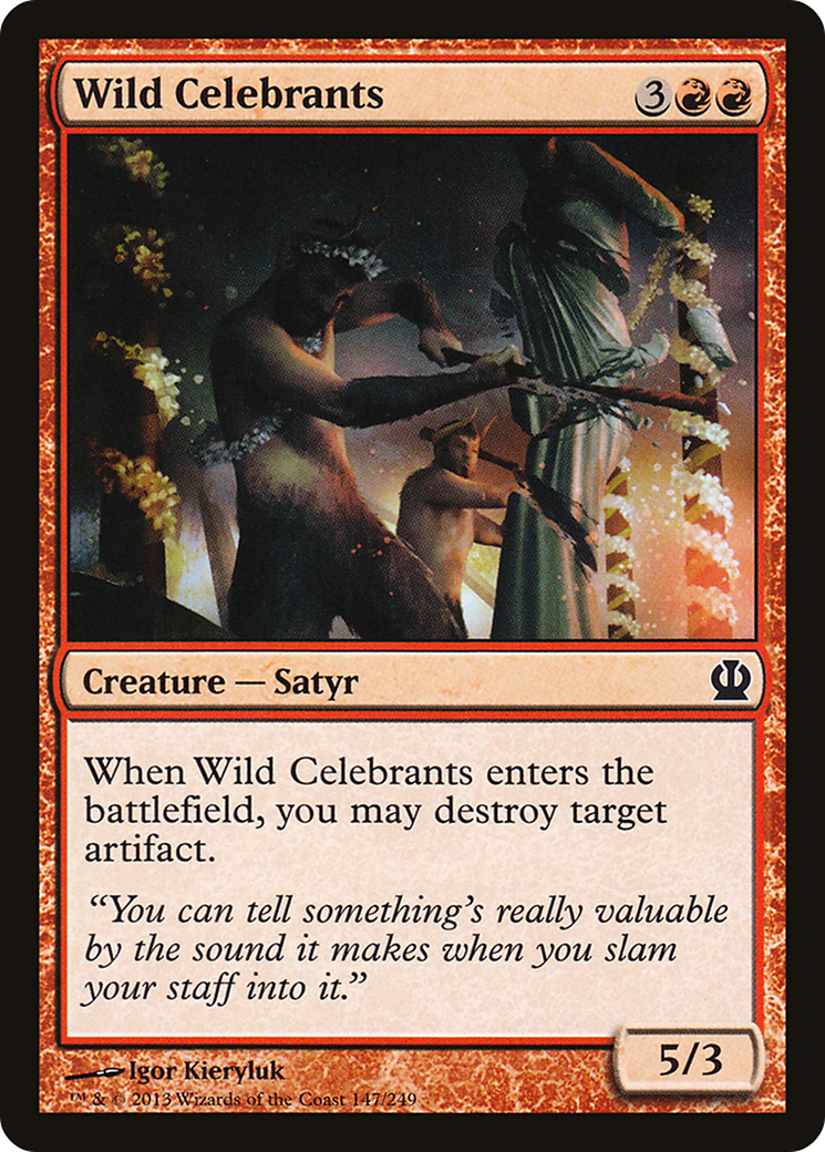 Wild Celebrants (THS-147) - Theros-1