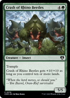 Crash of Rhino Beetles [Commander Masters]-1