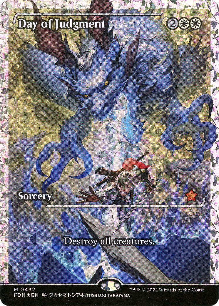 Day of Judgment (Showcase) (Fracture Foil) (Japanese) [Foundations]-1