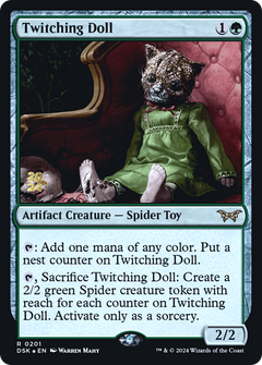 Twitching Doll (PRE-201) - Duskmourn: House of Horror Promos Foil-1