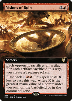 Visions of Ruin (Extended Art) (MIC-074) - Midnight Hunt Commander: (Extended Art)-1