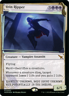 Vein Ripper (Showcase) (Invisible Ink) (MKM-433) - Murders at Karlov Manor: (Showcase) Foil-1
