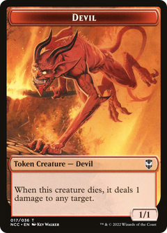 Devil (TNCC-017) - New Capenna Commander Tokens-1