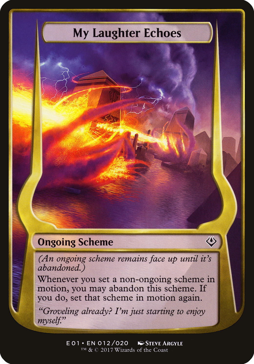 My Laughter Echoes (Schemes) [Archenemy: Nicol Bolas Schemes]-1