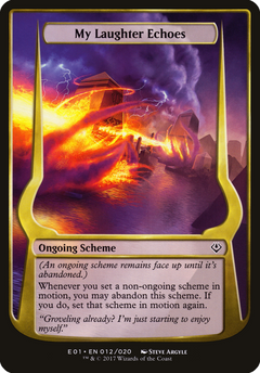My Laughter Echoes (Schemes) [Archenemy: Nicol Bolas Schemes]-1