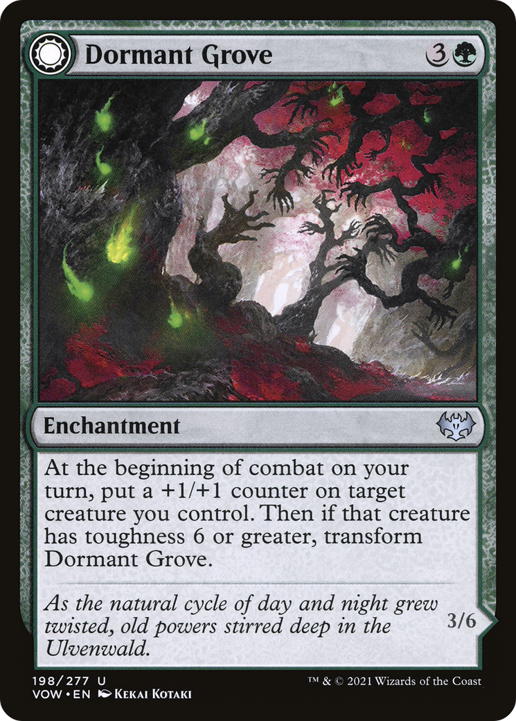 Dormant Grove // Gnarled Grovestrider [Innistrad: Crimson Vow]-3
