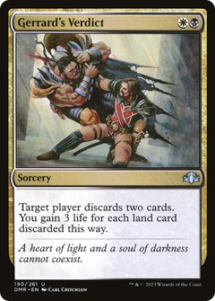 Gerrard's Verdict [Dominaria Remastered]-1
