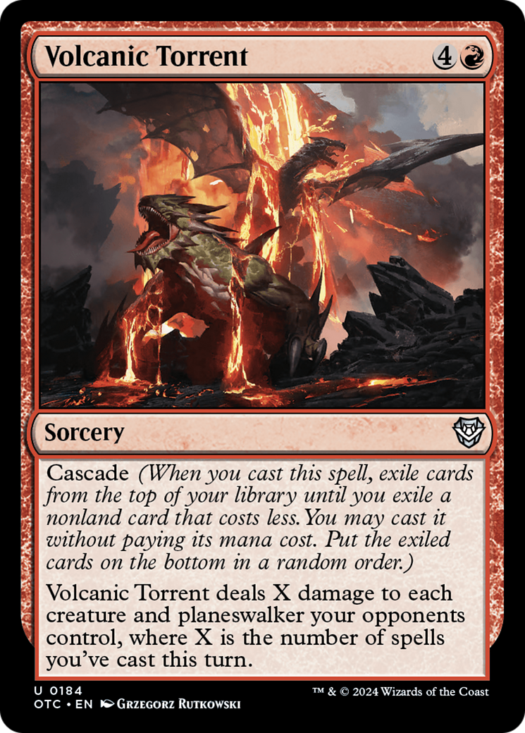 Volcanic Torrent (OTC-184) - Outlaws of Thunder Junction Commander-1
