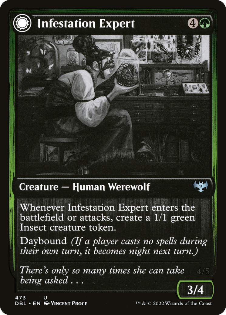 Infestation Expert // Infested Werewolf [Innistrad: Double Feature]-3