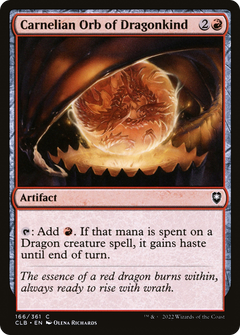 Carnelian Orb of Dragonkind [Commander Legends: Battle for Baldur's Gate]-1