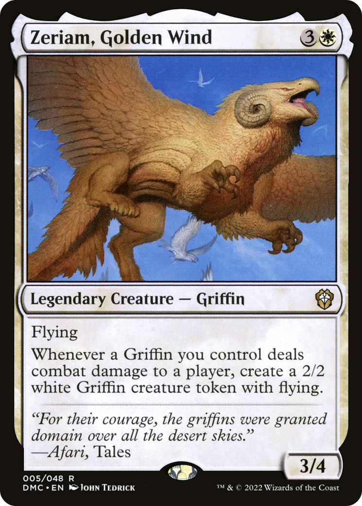 Zeriam, Golden Wind (DMC-005) - Dominaria United Commander-1