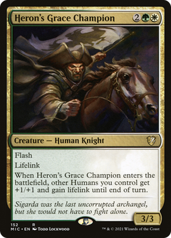 Heron's Grace Champion [Innistrad: Midnight Hunt Commander]-1