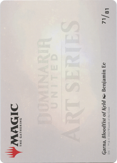 Garna, Bloodfist of Keld // Garna, Bloodfist of Keld (ADMU-071) - Dominaria United Art Series (Borderless) Foil-2