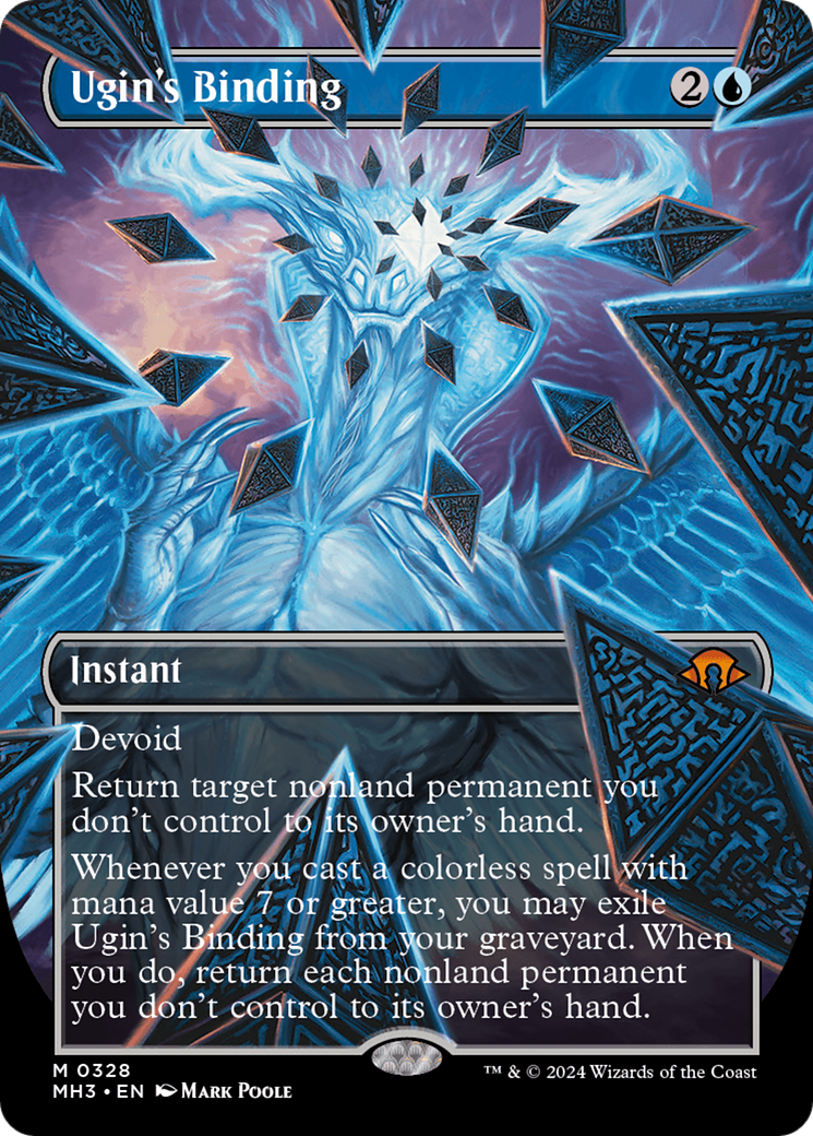 Ugin's Binding (Borderless) (MH3-328) - Modern Horizons 3 (Borderless) Foil-1