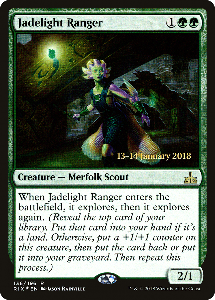 Jadelight Ranger [Rivals of Ixalan Prerelease Promos]-1
