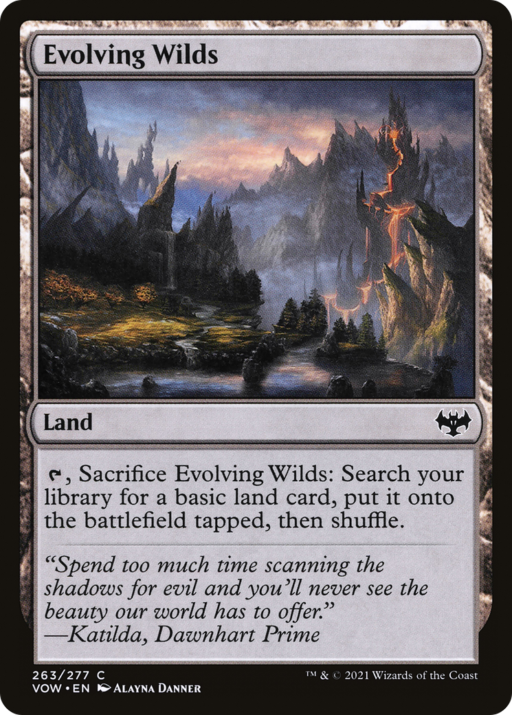 Evolving Wilds [Innistrad: Crimson Vow]-1