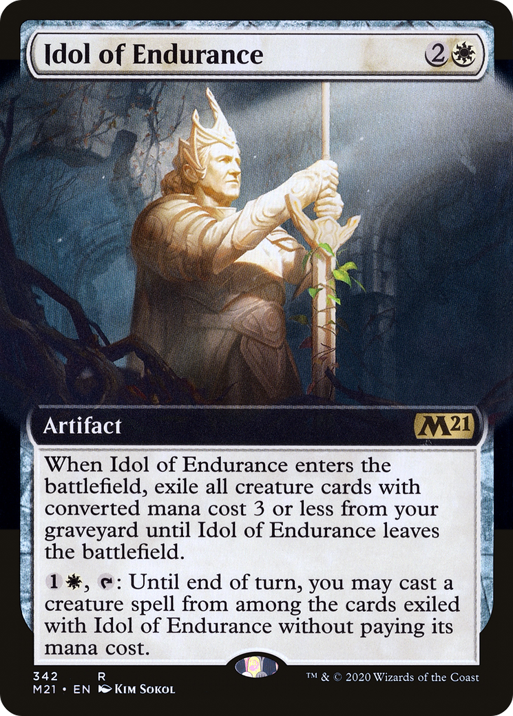 Idol of Endurance (Extended Art) [Core Set 2021]-1
