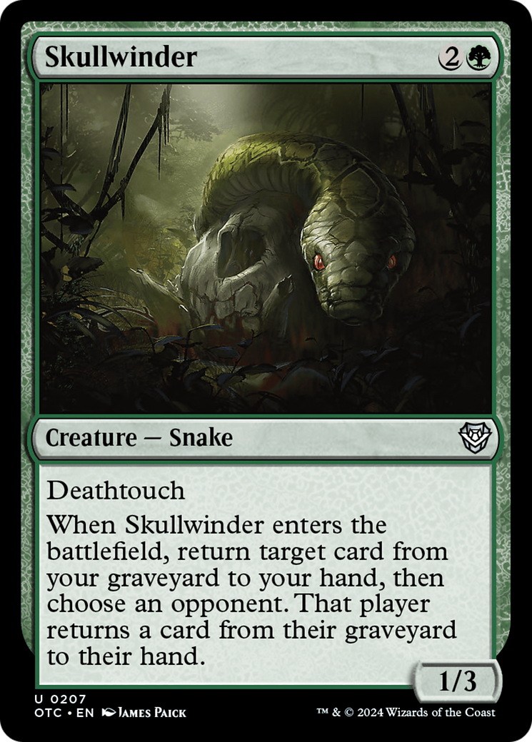 Skullwinder [Outlaws of Thunder Junction Commander]-1