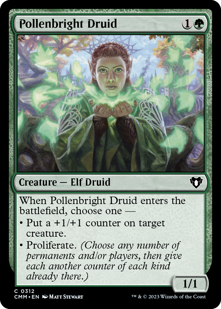 Pollenbright Druid [Commander Masters]-1